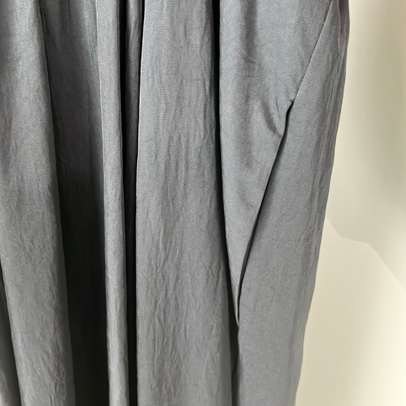 Vince. Coastal Long-Sleeve Mixed-Media Midi Dress - Picture 6 of 15